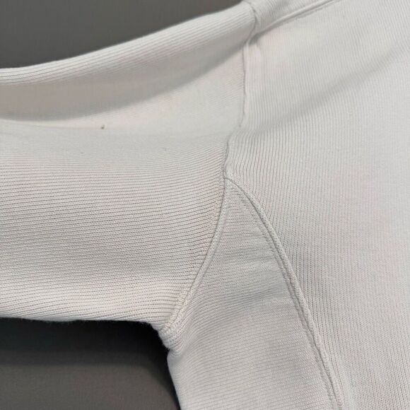 Tommy Bahama 1/4 Zip Pullover Size Large Cotton Blend Preppy White - Picture 6 of 16